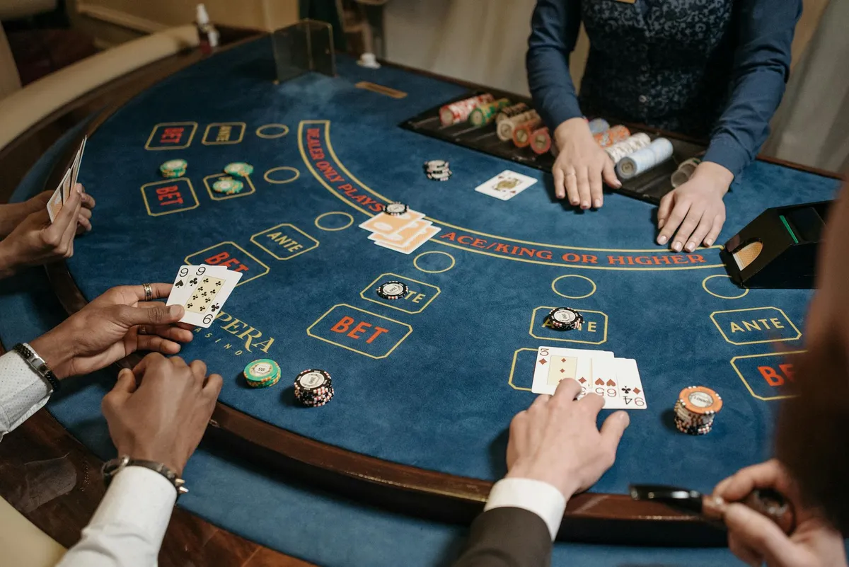 Casino demo mode on a mobile device